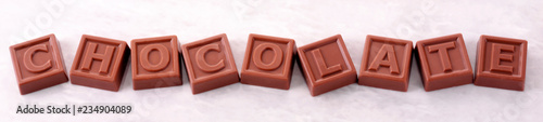 Photos CHOCOLATE LETTERS
