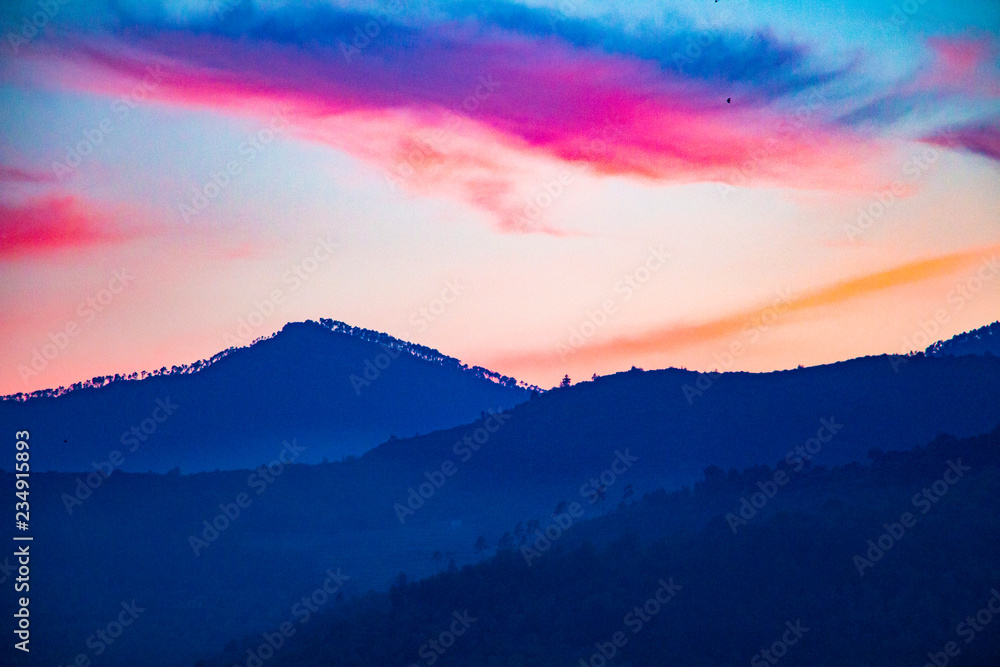 Obraz premium sunset in Italy