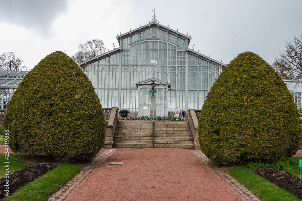 Helsinki Winter Garden in the winter, Finland