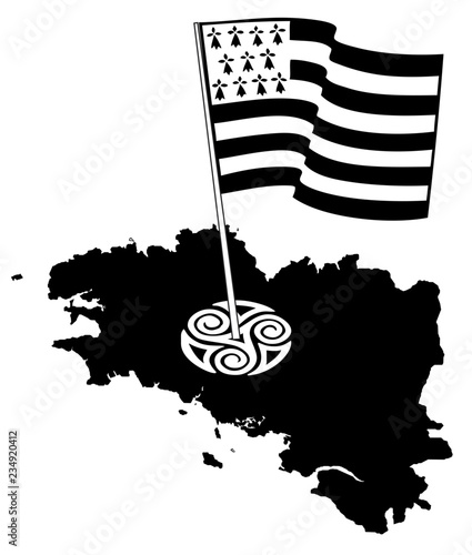 Drapeau de la Bretagne