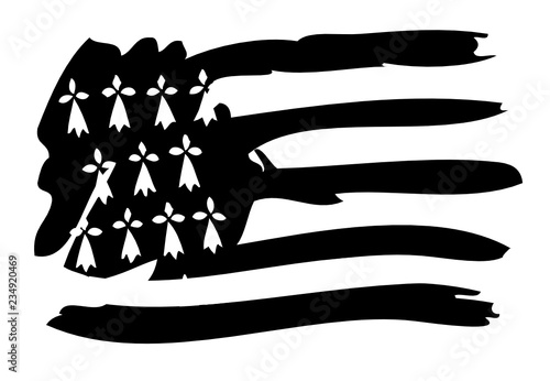 Drapeau de la Bretagne