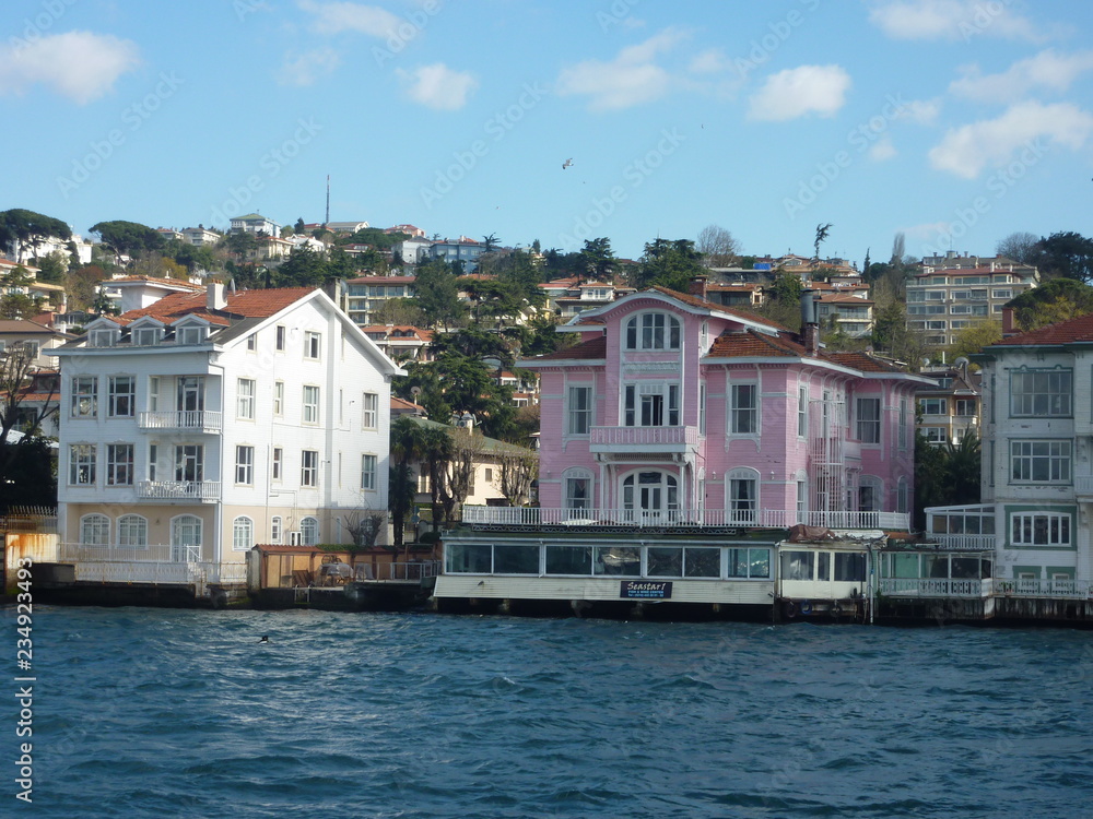 Bosphorus river in Istanbul. Turkey