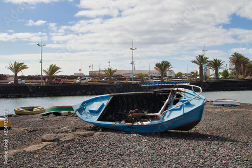 Boats on Marina de Lanzarote