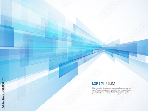 Business abstract blue background. Vector illustration.