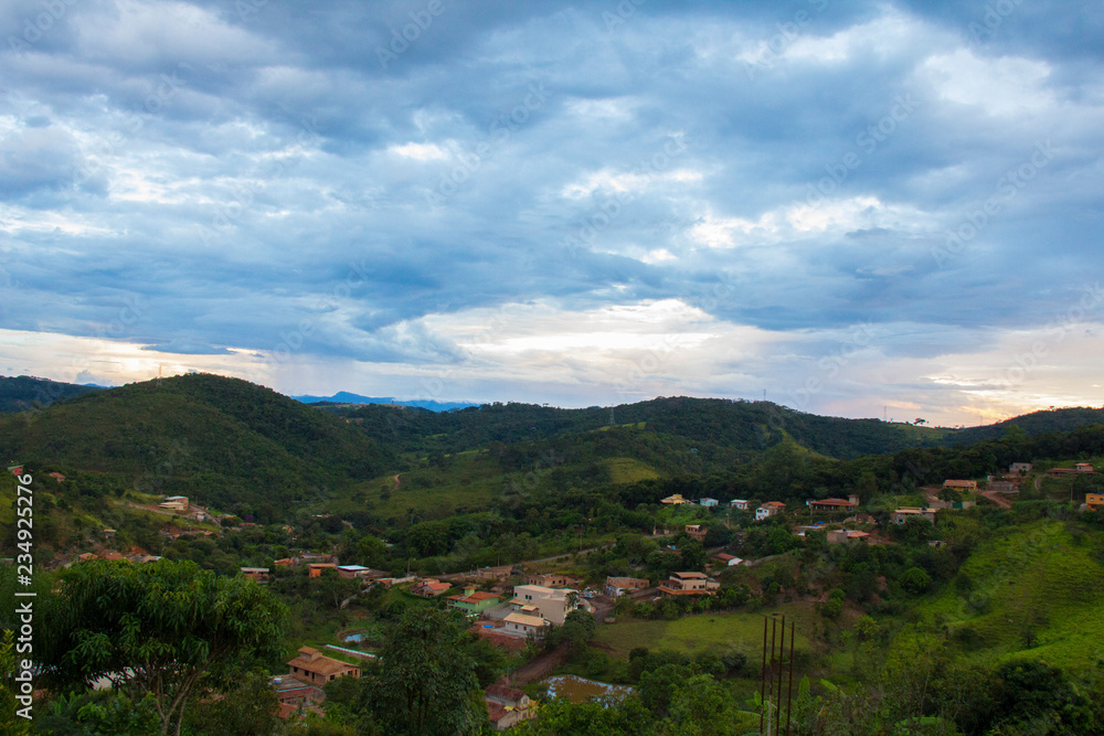 Fototapeta premium panorama of mountains