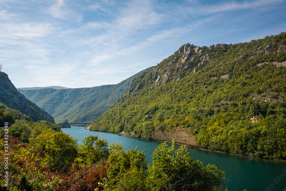 Neretva river in Bosnia and Hercegovina