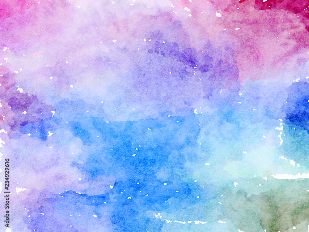 Purple abstract watercolor background