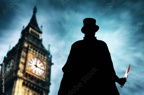 Jack the Ripper in action at London photo