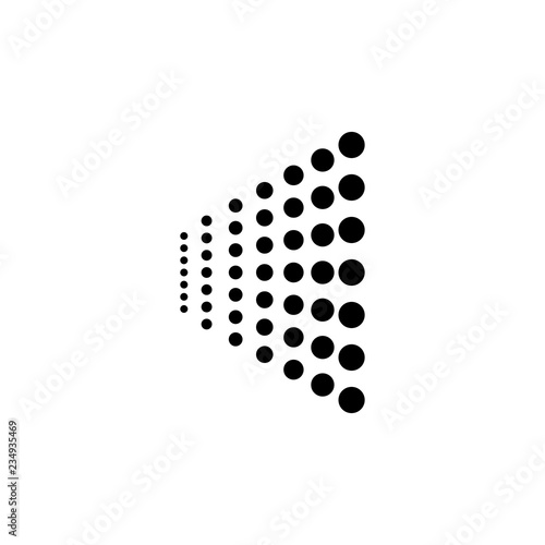 Spray icon, logo on a white background photo