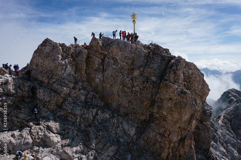 Fototapeta premium Gipfel der Zugspitze