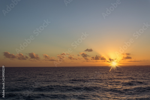 warm ocean sunset sunrise