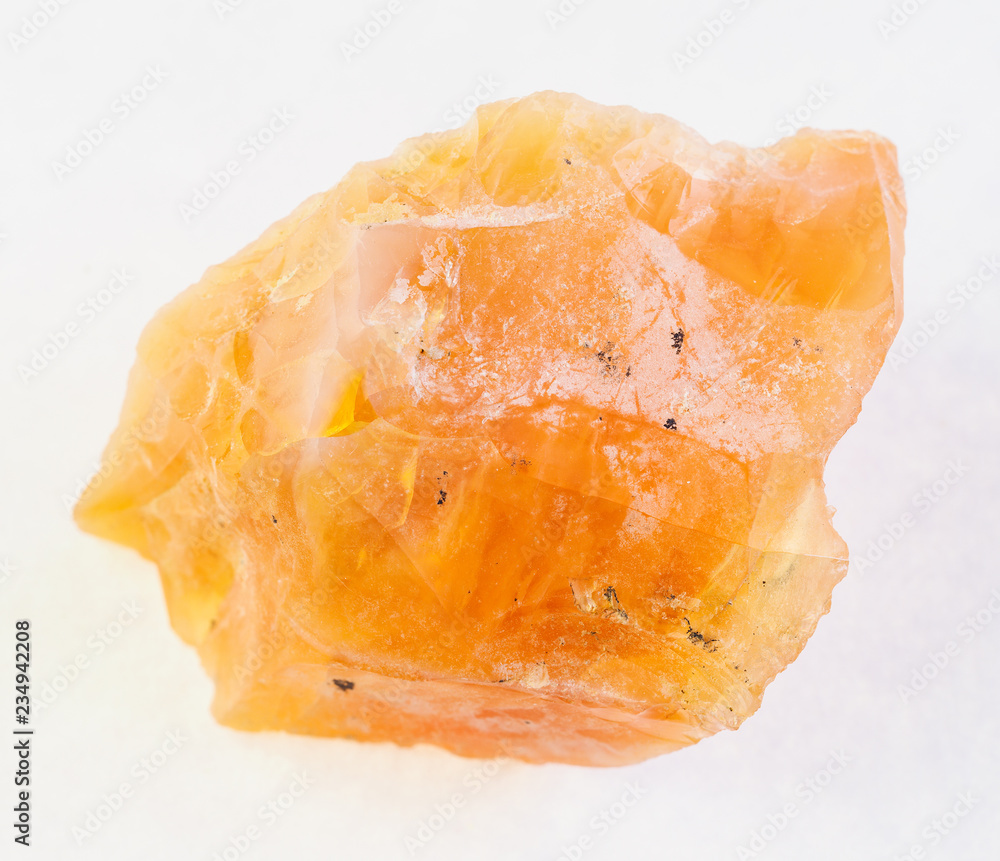 Fire and Noble opal stone on white Fire and Noble opal stone on white