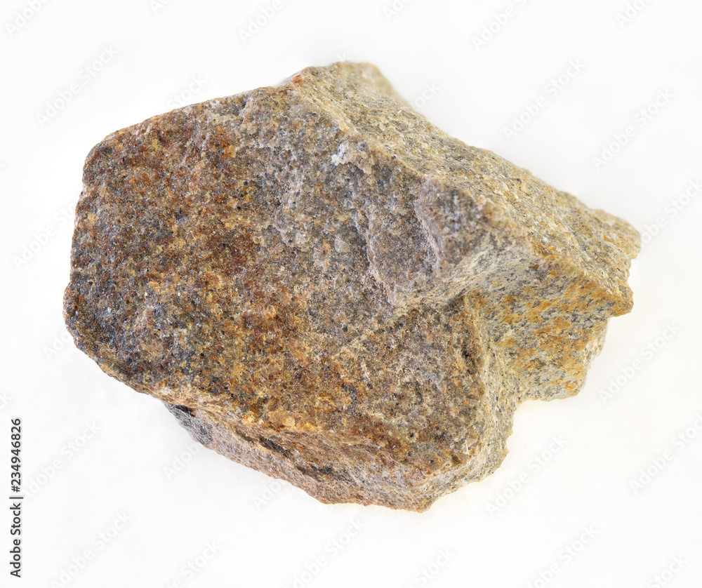 rough Quartzite stone on white rough Quartzite stone on white