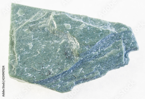 raw phyllite stone on white photo