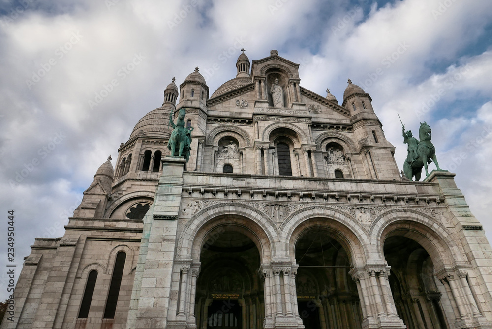 Montmartre Church in Paris, France