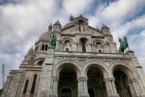 Montmartre Church in Paris, France