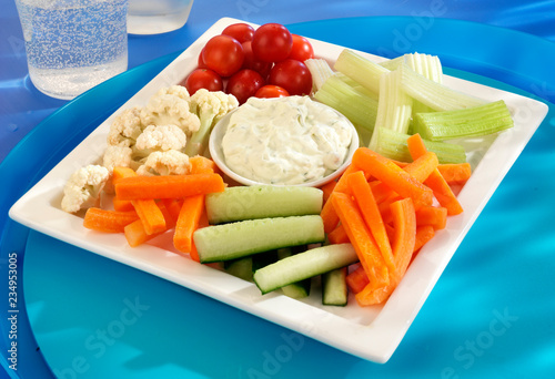 CRUDITES AND DIP SELECTION photo