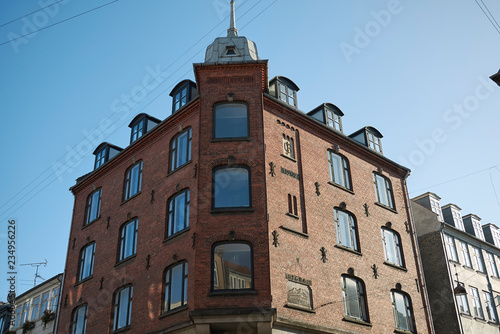 Copenhagen, denmark - October 10, 2018 : View of an old building in Copenhagen