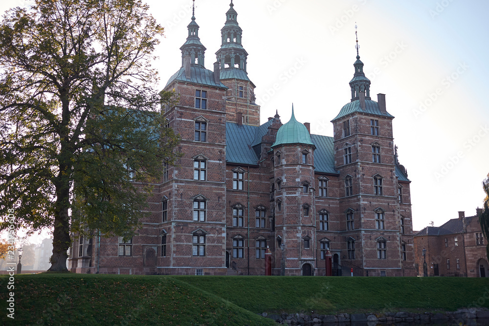 Copenhagen, denmark - October 10, 2018 : View of Rosenborg castle