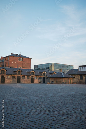 Copenhagen, denmark - October 10, 2018 : View of the Brown district in the Meatpacking District photo