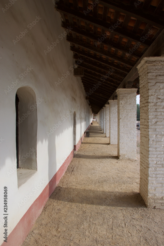 Spanish Style Corridor Stock Photo Adobe Stock