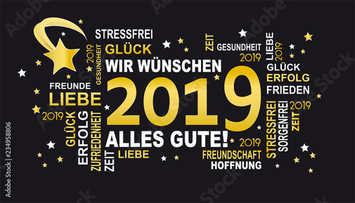 2019 - frohes neues jahr - gue wünsche