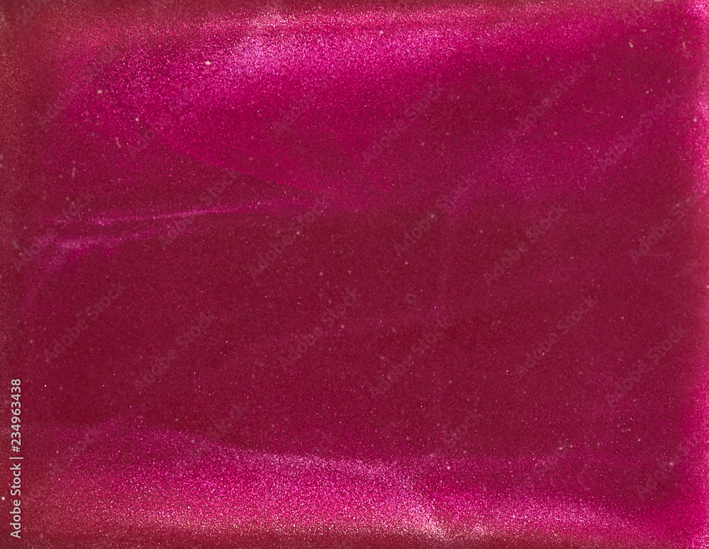Φωτογραφία Abstract background of purple nail polish with small glitter, close up view of t