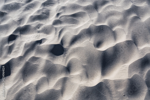 Heap of white sand