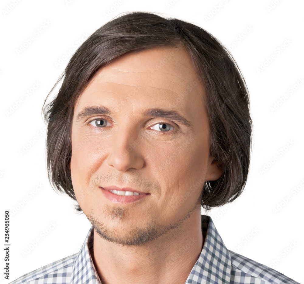 Fototapeta premium szczęśliwy człowiek portret