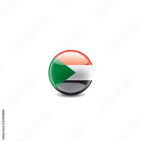 Free Download Sudan flag, vector illustration on a white background - GFXLoad