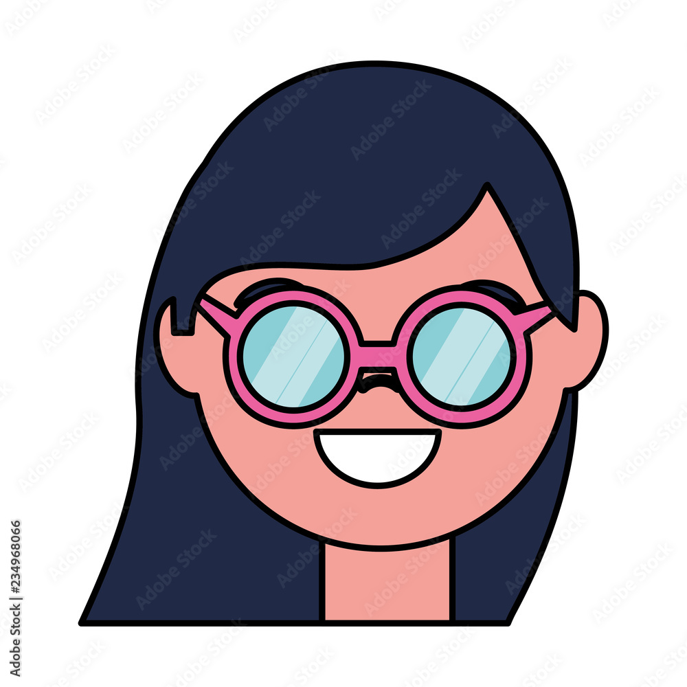 smiling girl portrait on white background smiling girl portrait on white background