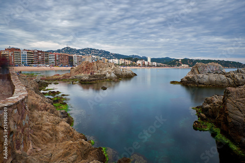 Fototapeta Naklejka Na Ścianę i Meble -  Lloret de Mar in Costa Brava, Catalonia.
