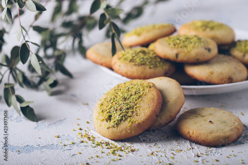 Tasty pistachio cookies