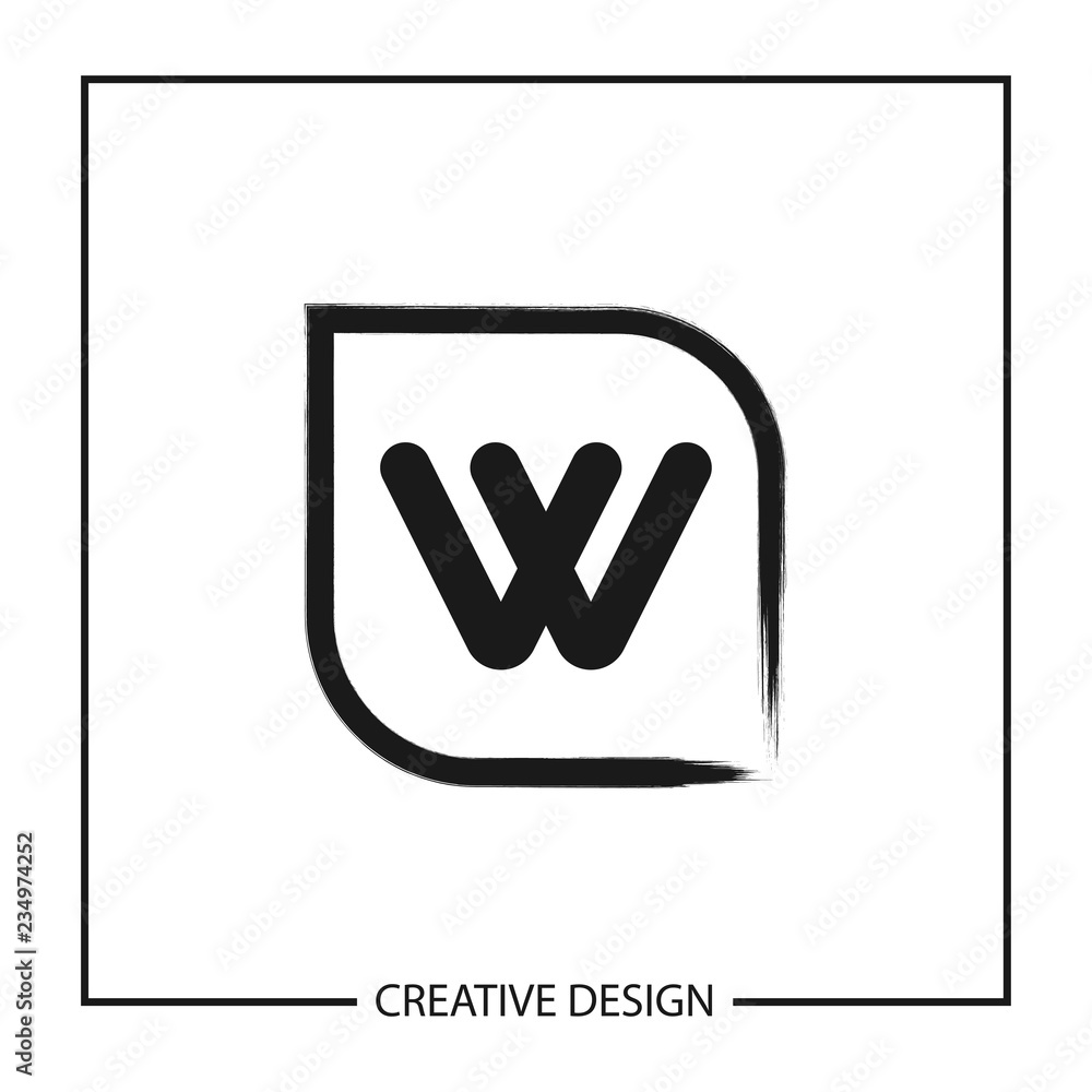Initial Letter W Logo Template Vector Design Initial Letter W Logo Template Vector Design