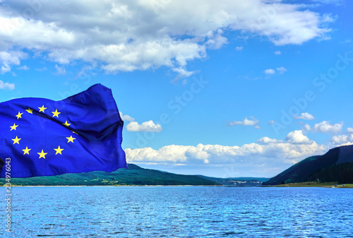 European Union flag waving © Altan