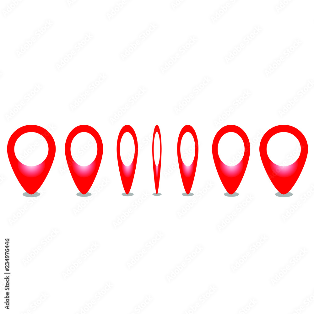 Animation of 2D Map pointer Animation of 2D Map pointer