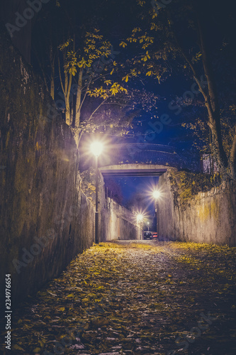 Idyllische Seitenstraße