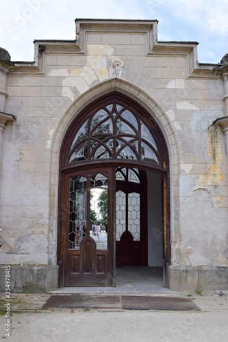 door of church