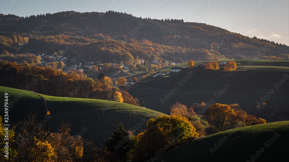 Fototapeta premium Herbst Odenwald