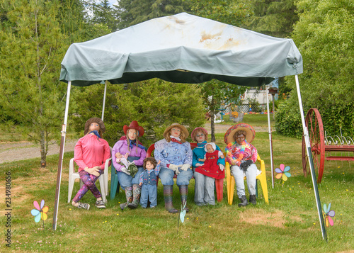 Life-size Dolls by the Side of the Road