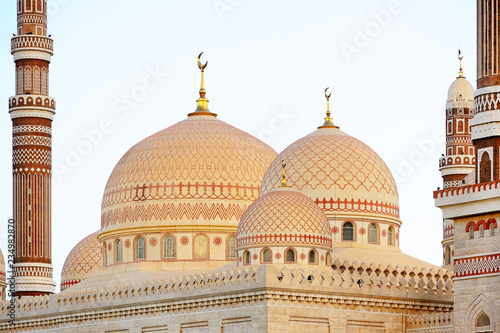 Al-Saleh mosque in the Sanaa, capital of Yemen