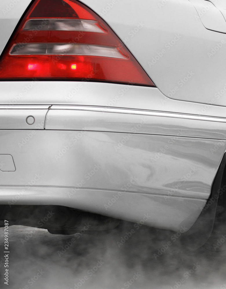 Fototapeta premium Car in winter