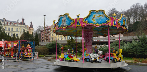 Canvas Print Karlovy Vary is a spa town in the Czech Republic