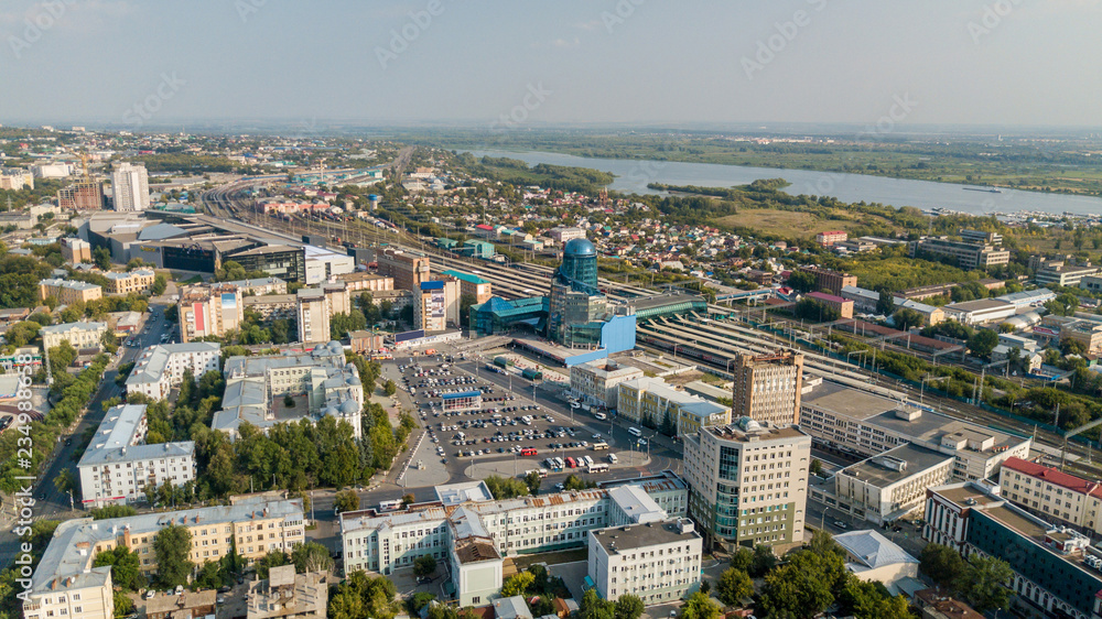 Fototapeta premium City aerial view