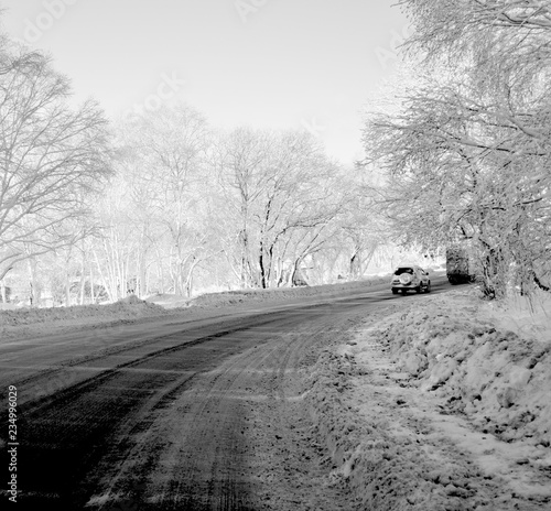 road in winter