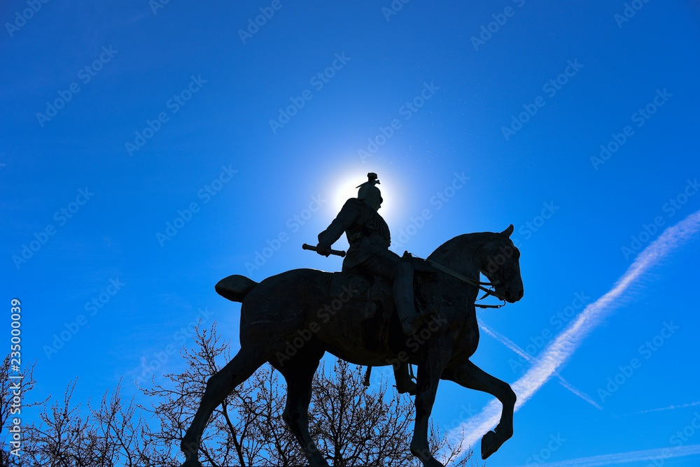 Naklejka premium Equestrian Statue Cologne