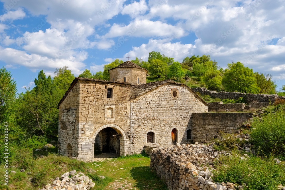 Monastery of St. Peter and Paul, Manastiri i Shen Pjetrit, Vithkuq, Korca region, Korca, Albania, Europe Monastery of St. Peter and Paul, Manastiri i Shen Pjetrit, Vithkuq, Korca region, Korca, Albania, Europe
