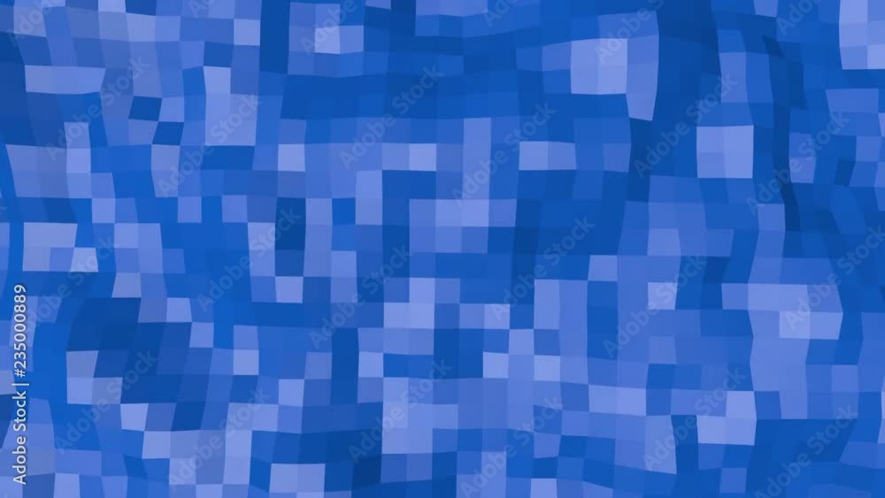 blue smooth surface is rising in waves. abstract looped animation. 3d rendering blue smooth surface is rising in waves. abstract looped animation. 3d rendering