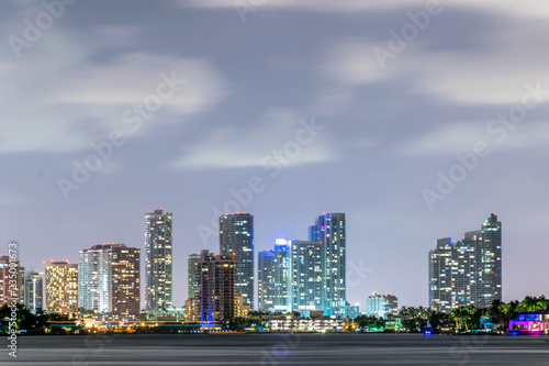 Miami City at Night