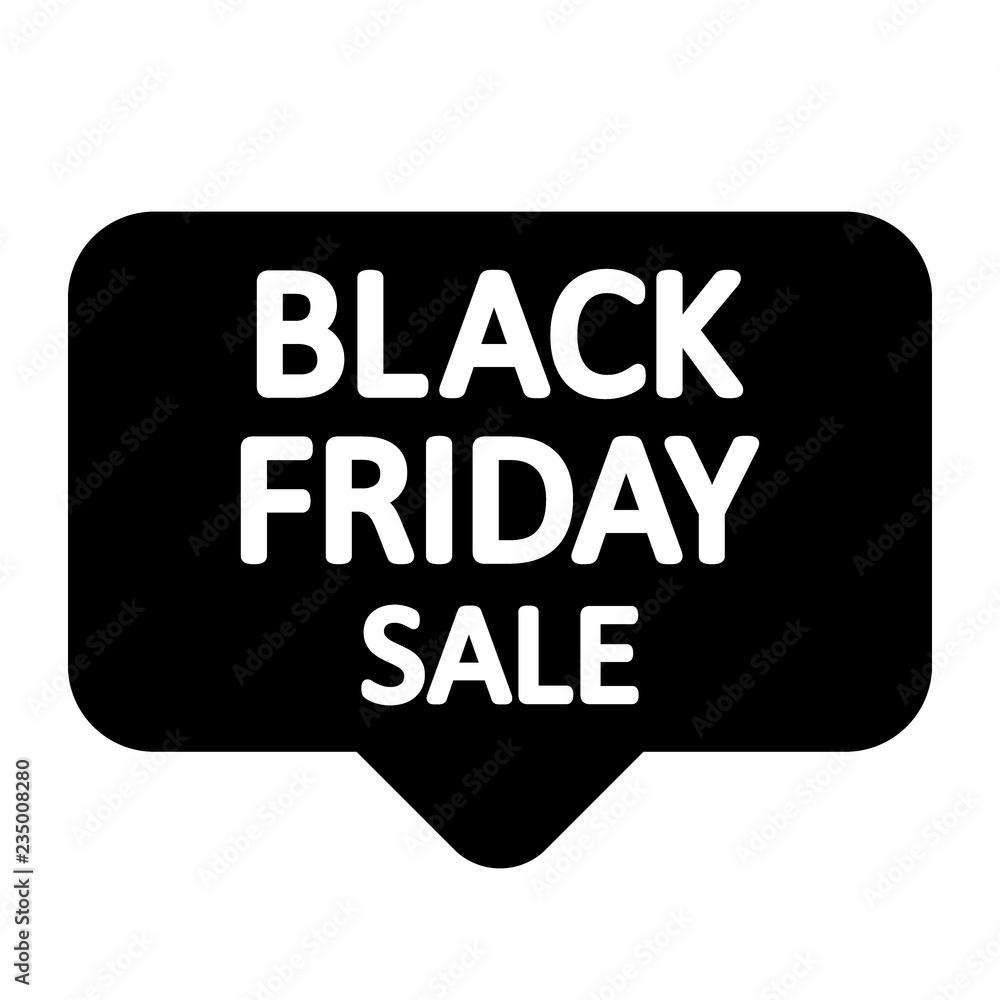 Fototapeta premium Black friday sign.